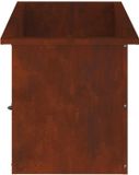 vidaXL - Tuinplantenbak - met - led - 2 - st - Roestkleurig - 40 - x - 60 - x - 40 - cm