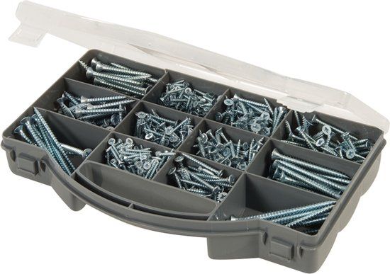 Fixman Verzonken Schroef Assortiment Zink Geplateerd - 780 delig