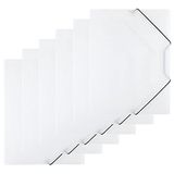D.RECT Mappen met elastiek, A4, transparant, set van 6 stuks