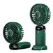Rawrr 3000mA Mini draagbare ventilator, opvouwbare instelbare hoekventilator, 5 versnellingen, instelbare USB-oplaadbare handventilator, geschikt voor binnen en buiten (groen)