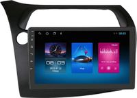 Happiq Autoradio avec Bluetooth et CarPlay pour Honda Civic Hatchback (2005-2011) - Convient pour Apple et Android - Stéréo - Navigation - 1Go 16Go