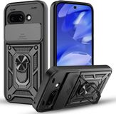 Techsuit Hoesje geschikt voor Google Pixel 10a - Camshield Back Cover - Zwart