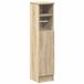 vidaXL Badkamerkast met rolhouder 20,5x22x90 cm sonoma eikenkleurig