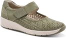 Jana 24664-42 Dames Ballerina's Groen Synthetisch Maat 39