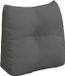 vidaXL Coussin de dossier anthracite 45 x 24 x 50 cm Tissu