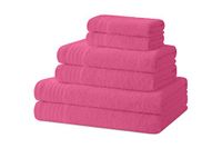 Degrees home Badhanddoekenset – 2 douchehanddoeken, 2 handdoeken en 2 bidhanddoeken – 100% katoen – 480 g/m²