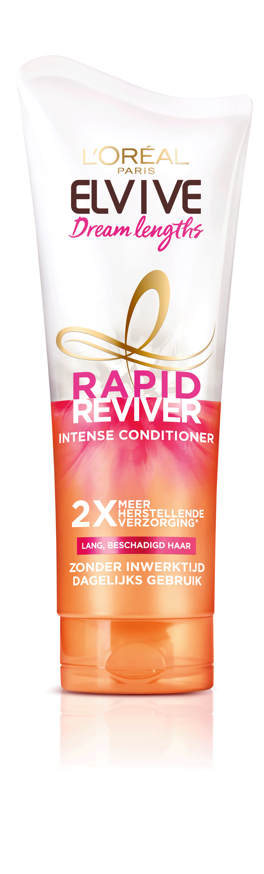 L'Oréal Elvive Dream Lengths Rapid Reviver Intense Conditioner - 180ml - Lang, Beschadigd Haar - Geen Inwerktijd