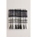 Ted Baker Chellis Checked Woven Scarf Black