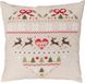 Vervaco Borduurkussen kit Kerst 40 x 40 cm