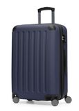 HAUPTSTADTKOFFER - Spree - harde koffer met 4 dubbele wielen, trolleykoffer, uitbreidbare reiskoffer, 65 cm, 74 liter, Donkerblauw