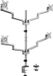 LOGILINK Monitorständer BP0211 4-fach 17-32