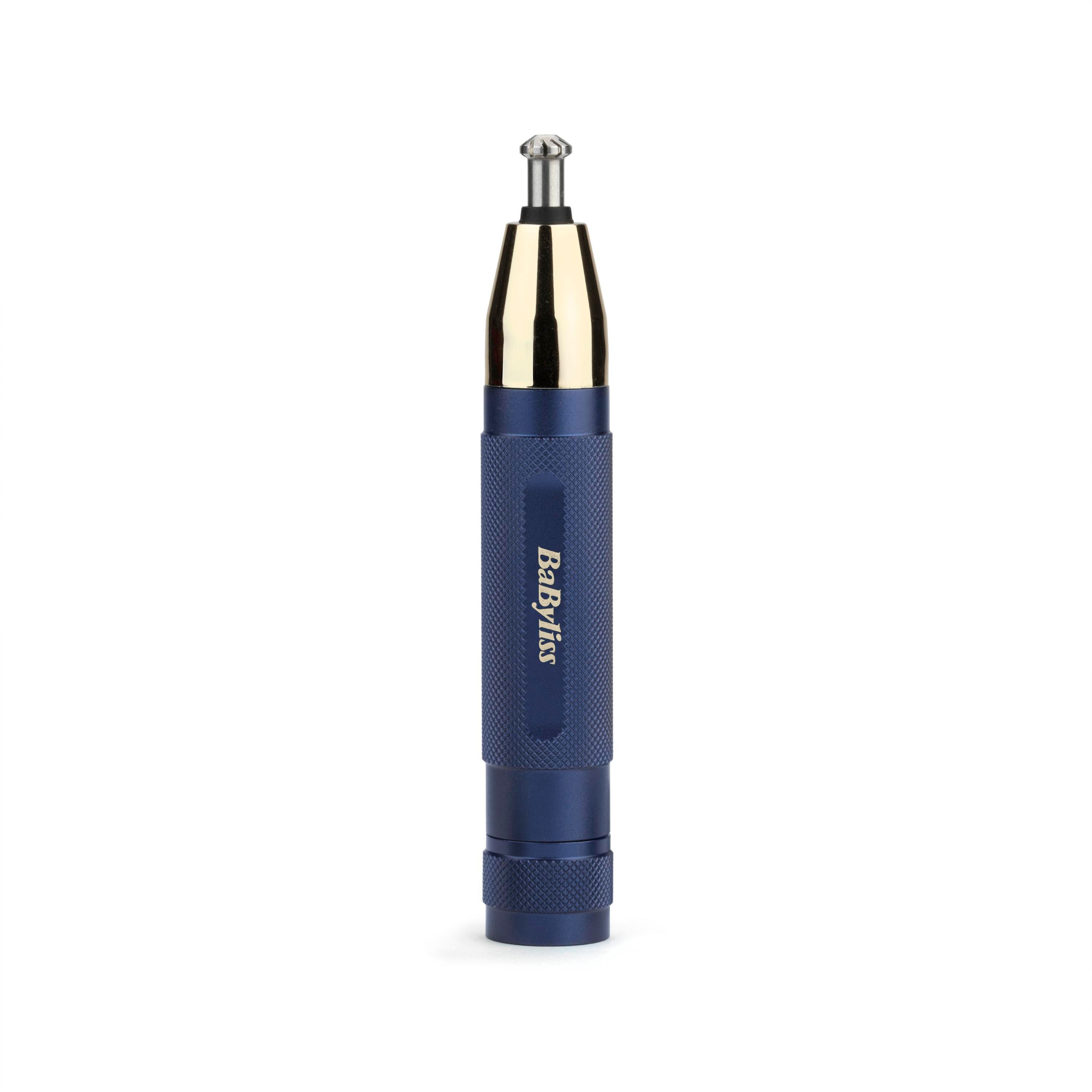 BaByliss Super-X Metal Series E112E - Neus-, Oor- en Wenkbrauwtrimmer - Blauw/Goud