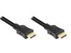 Alcasa 4514-100 HDMI kabel 10 m HDMI Type A (Standaard) Zwart