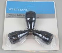 Wartmann vacuum flessenstop set van 3 stuks