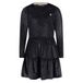 Like Flo korte glitterjurk met glitters - zwart