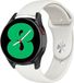 Strap-it Samsung Galaxy Watch 4 - 40mm sport band - wit