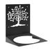 Louis Moulin Decoratieve wandlamp levensboom, zwart, 24 x 17,5 cm, gemaakt in Frankrijk