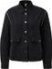 QS s.Oliver Vrouwen Blazer Zwart Katoen Lange Mouw Regular Fit Effen