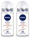 Nivea 2 x Deo Roll-On Talc Sensation Antitranspirant 50 ml - Voordeelverpakking