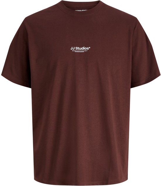 Jack & Jones T-shirt met logo print - Bitter Chocolate