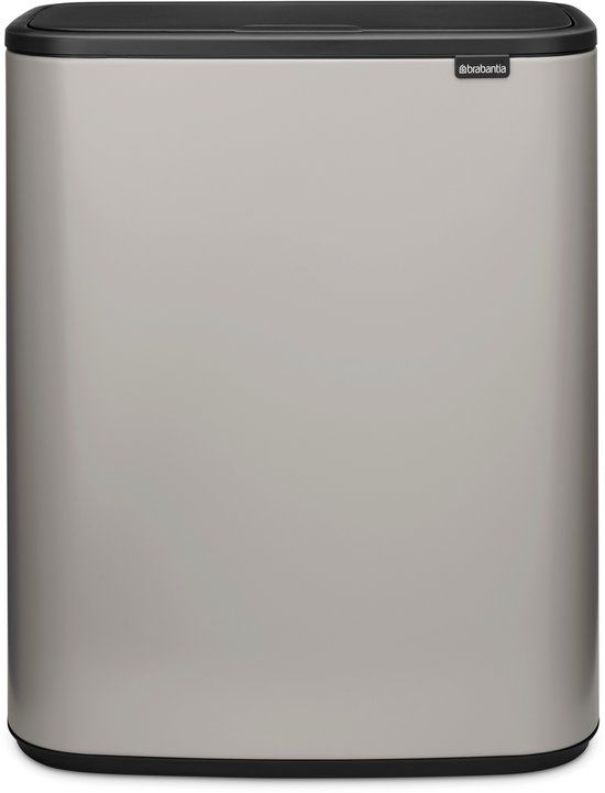 Brabantia Bo Touch Bin Prullenbak - 60 liter - Soft Grey