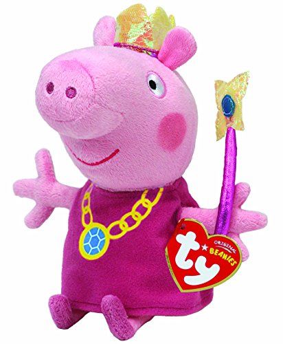 TY Beanie Babies Peppa Pig - Swinka Peppa ksiezniczka srednia