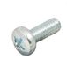 SCHROFF Vis cruciforme, Pozidrive, M6x16, Acier, Zingué, 100 pièces