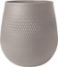 Villeroy & Boch Collier Vaas - Taupe - Porselein - 22.5 cm