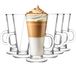 Glasmark Krosno Glazen Set 0,25 liter Koffieglazen Theeglazen Koffie Thee Glas Latte Macchiato Glazen Drinkglazen Waterglazen Vaatwasserbestendig Kleine 6 X 250 Ml