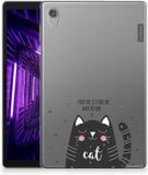B2Ctelecom Lenovo Tab M10 HD (2de generatie) Tablet Back Cover Cat Good Day