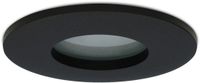 HOFTRONIC Set van 6 Porto Badkamer inbouwspots LED IP44 Zwart GU10 Dimbaar 5W 2700K