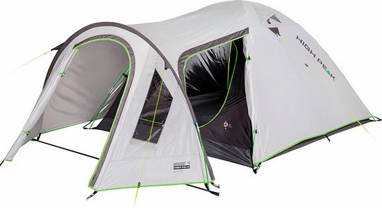 High Peak Kira 3.0 Tent, nimbus grey 2020 3-Persoons Tenten