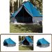 vidaXL Tipitent 10-persoons waterdicht bleu