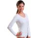 Rapife Manches Longues Sous-vêtement Blanc M Femme