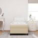 vidaXL Boxspring bed Grijs Groen 80 x 200 cm Corduroy stof