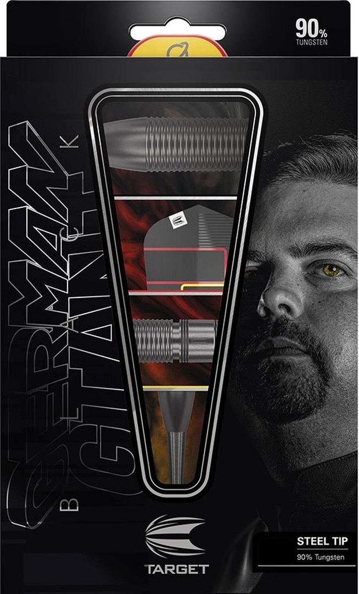 Target Darts Gabriel Clemens Black 90% - Dartpijlen - 23 Gram