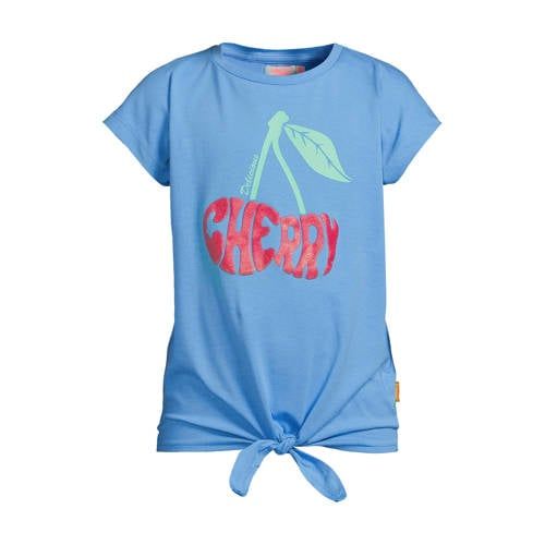 Orange Stars T-shirt lichtblauw