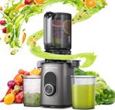 Extracteur de jus lent pour légumes et fruits d'un diamètre de 110 mm.