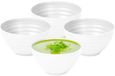 Plasticforte Soepkommen - 8x - Ivoorwit - Kunststof - 15 cm Diameter - 8 cm Hoogte