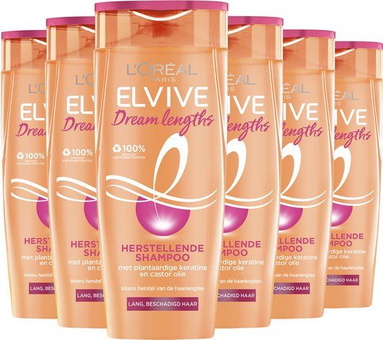 L'Oréal Paris Elvive Dream Lengths Shampoo - 6 x 250ml