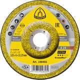 Klingspor Kronenflex Disques à ébarber 125X6X22,23 Métal universel 10 pièces