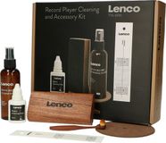 Lenco TTA-6IN1 6-in-1 platenspeler-accessoireset - Deluxe schijfreinigingsset - hoogwaardig hout