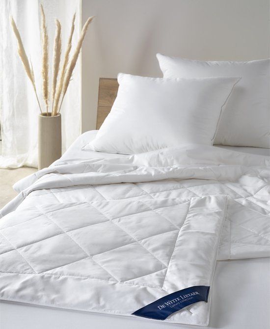 De Witte Lietaer Doodle Zomerdekbed - Lits Jumeaux 240x220 cm - Katoen - Wit