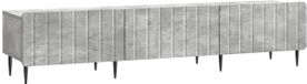 vidaXL TV-kast met lade Betongrijs 147 x 34,5 x 32 cm Bewerkt hout