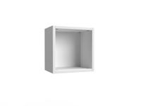 Mama Store Atena Cubotto plankenset, wit glanzend gelamineerd, L 30 x B 20 x H 30 cm