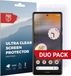 Rosso Screen Protector Ultra Clear Duo Pack Geschikt voor Google Pixel 6a