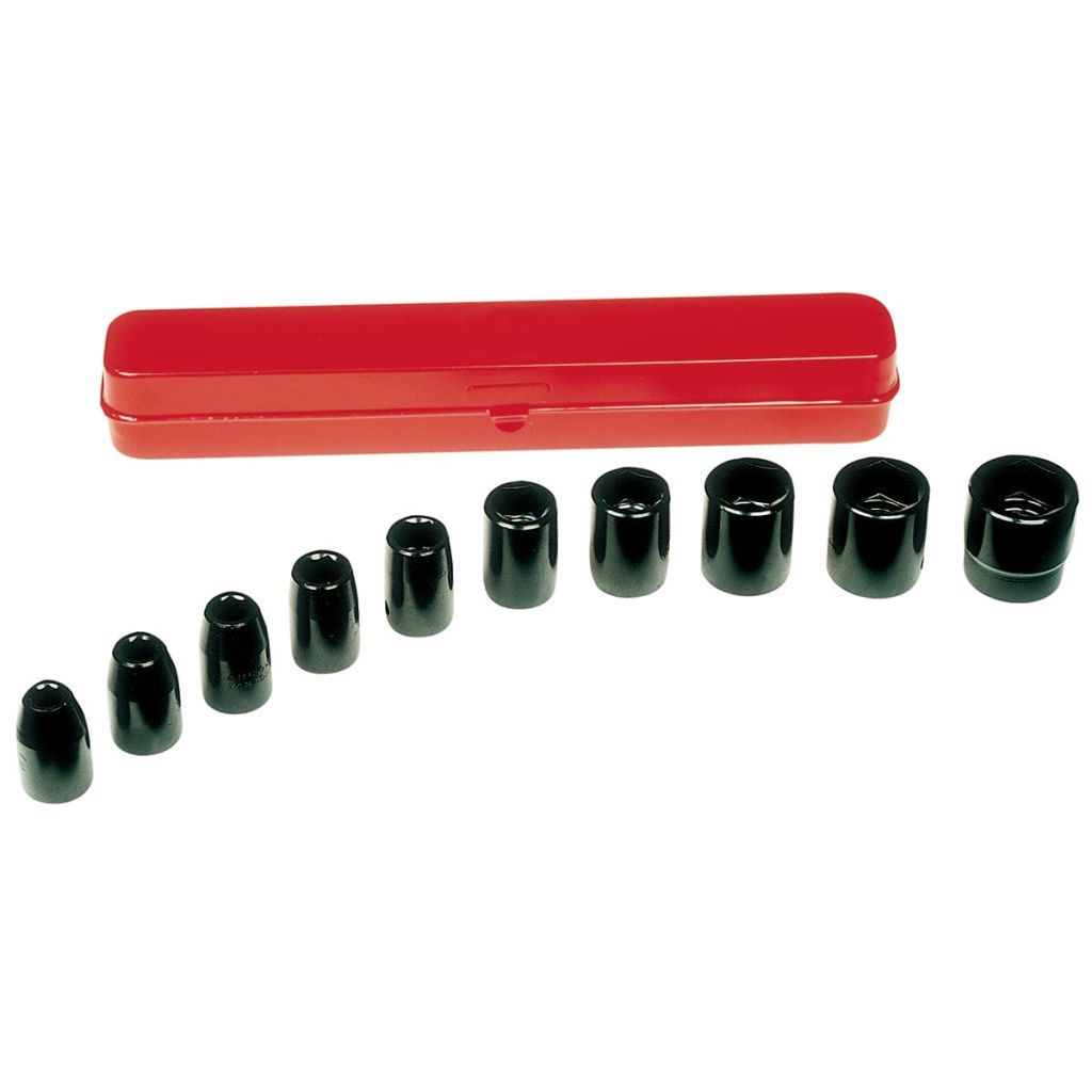 Rodac RA8686CM Doppenset - 10-27mm - 1/2" - 10-delig