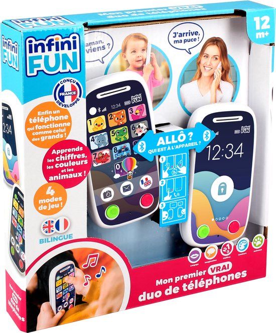 KD Group Infinifun My Real Talkie Phones Set
