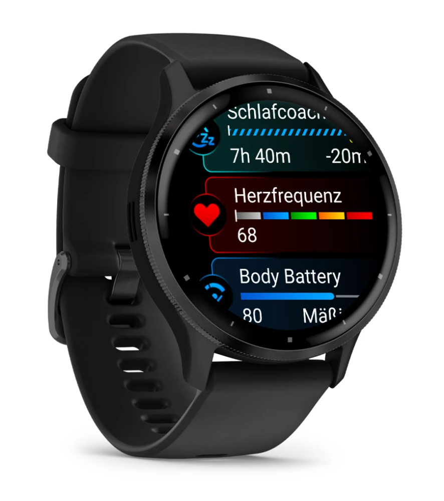 Garmin Venu 3 Smartwatch - Zwart - AMOLED - GPS - Wifi