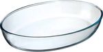 Secret de Gourmet Plat à four ovale Verre transparent 35 x 25 cm